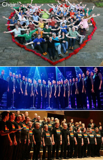 Gay Abandon, Brighton Gay Men's Chorus and Manchester Lesbian and Gay Chorus